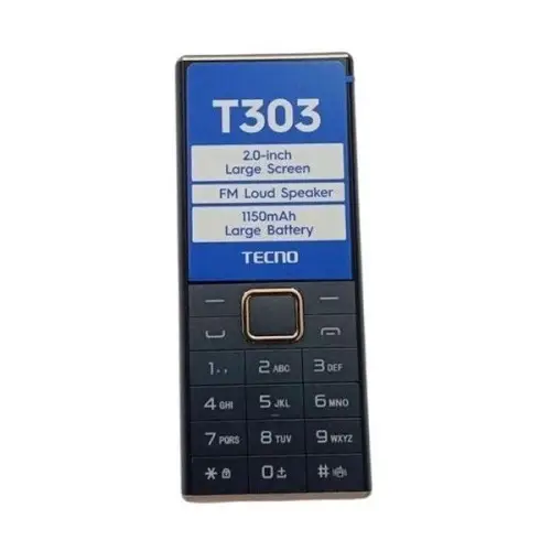 Tecno Tecno T303 - KSh 1,400.01 - Buy online at PhoneUp Kenya